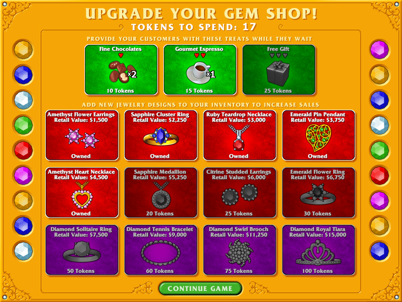 Gem Shop Screenshot